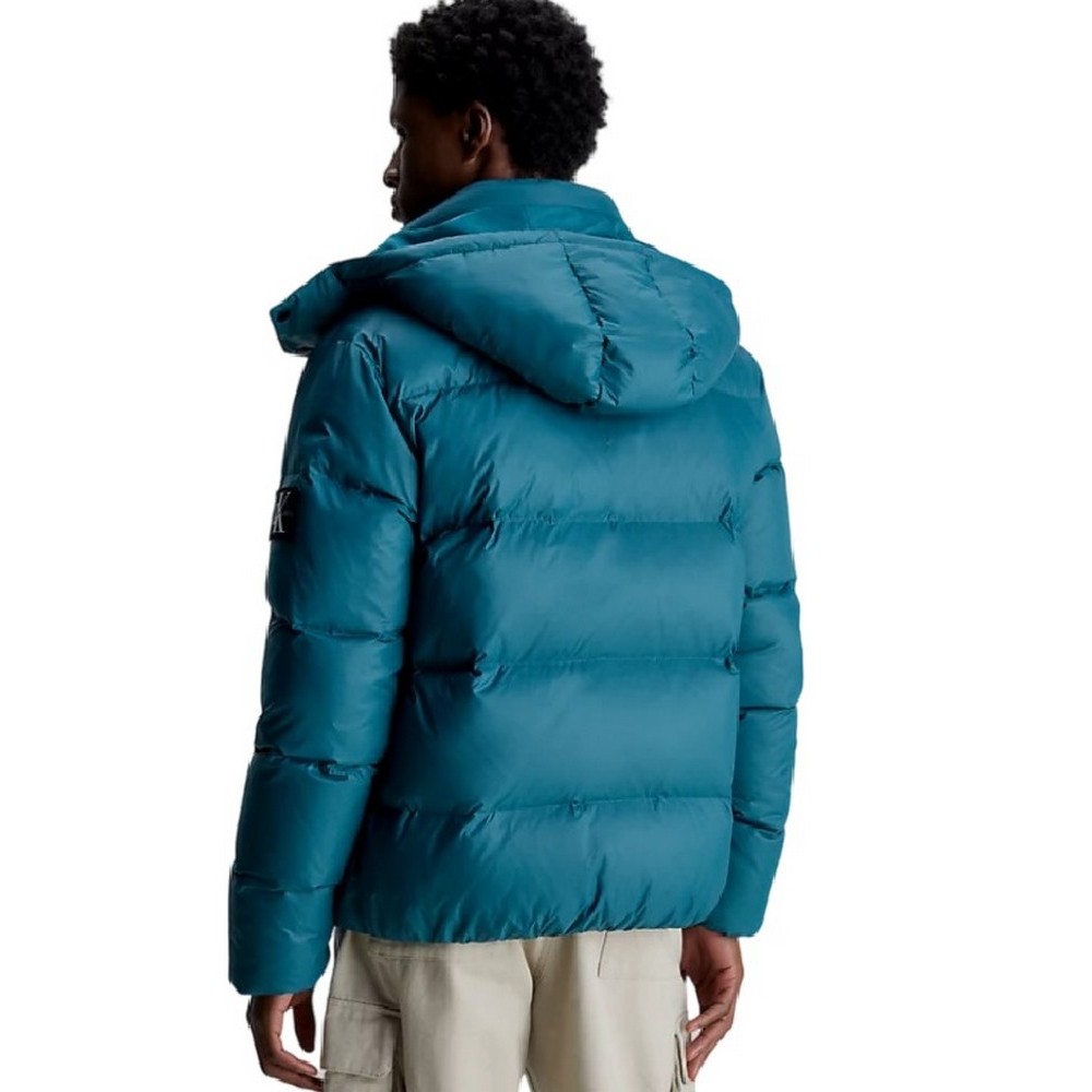 CALVIN KLEIN JEANS ESSENTIALS DOWN JACKET ΜΠΟΥΦΑΝ ΑΝΔΡΙΚΟ GREEN