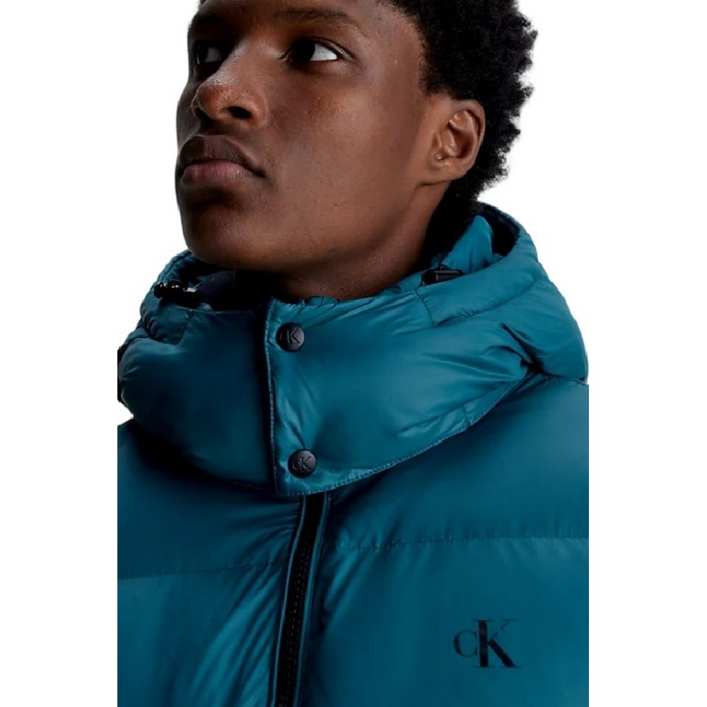 CALVIN KLEIN JEANS ESSENTIALS DOWN JACKET ΜΠΟΥΦΑΝ ΑΝΔΡΙΚΟ GREEN