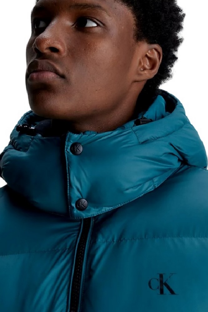 CALVIN KLEIN JEANS ESSENTIALS DOWN JACKET ΜΠΟΥΦΑΝ ΑΝΔΡΙΚΟ GREEN