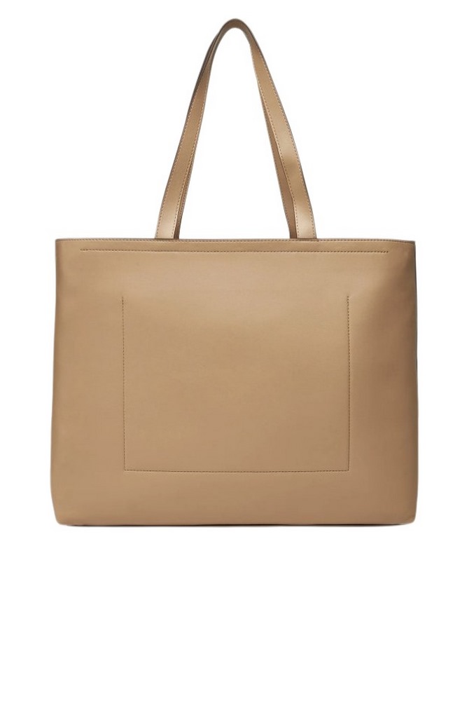 CALVIN KLEIN JEANS SCULPTED SLIM TOTE34 ΤΣΑΝΤΑ ΓΥΝΑΙΚΕΙΑ BEIGE