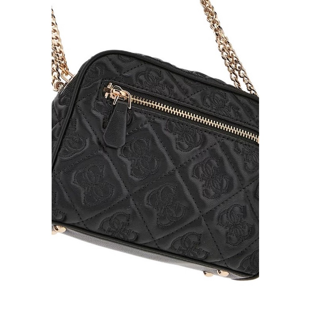 GUESS ADELASIA CAMERA CROSSBODY ΤΣΑΝΤΑ ΓΥΝΑΙΚΕΙΑ BLACK