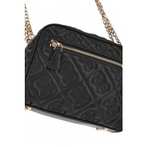 GUESS ADELASIA CAMERA CROSSBODY ΤΣΑΝΤΑ ΓΥΝΑΙΚΕΙΑ BLACK