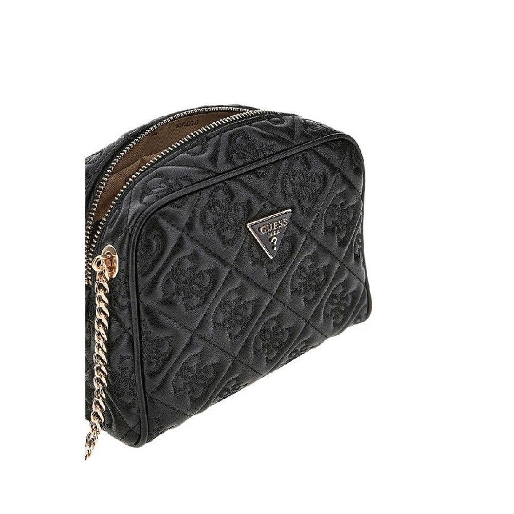 GUESS ADELASIA CAMERA CROSSBODY ΤΣΑΝΤΑ ΓΥΝΑΙΚΕΙΑ BLACK