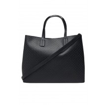 TOMMY HILFIGER ICON SATCHEL MONO ΤΣΑΝΤΑ ΓΥΝΑΙΚΕΙΑ BLACK