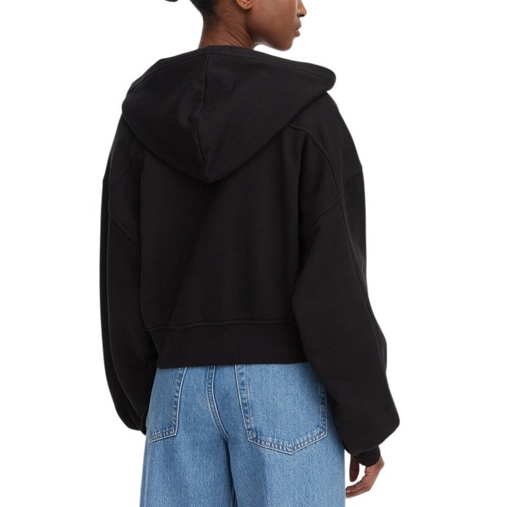 CALVIN KLEIN JEANS FRNCH TRRY BDG LG ΖΑΚΕΤΑ ΦΟΥΤΕΡ ΓΥΝΑΙΚΕΙΑ BLACK