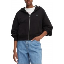 CALVIN KLEIN JEANS FRNCH TRRY BDG LG ΖΑΚΕΤΑ ΦΟΥΤΕΡ ΓΥΝΑΙΚΕΙΑ BLACK