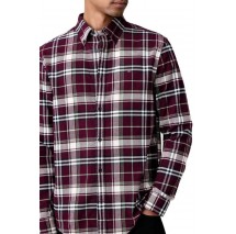 TOMMY JEANS REG FLANNEL CHECK SHIRT EXT ΠΟΥΚΑΜΙΣΟ ΑΝΔΡΙΚΟ BERRY