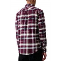 TOMMY JEANS REG FLANNEL CHECK SHIRT EXT ΠΟΥΚΑΜΙΣΟ ΑΝΔΡΙΚΟ BERRY