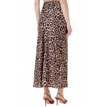 GUESS SIBILLA LONG SATIN SKIRT ΦΟΥΣΤΑ ΓΥΝΑΙΚΕΙΑ LEOPARD