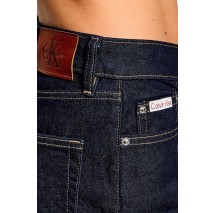 CALVIN KLEIN JEANS HIGH RISE LOOSE JEAN FOREVER INDIGO ΠΑΝΤΕΛΟΝΙ ΤΖΙΝ ΓΥΝΑΙΚΕΙΟ DARK INDIGO