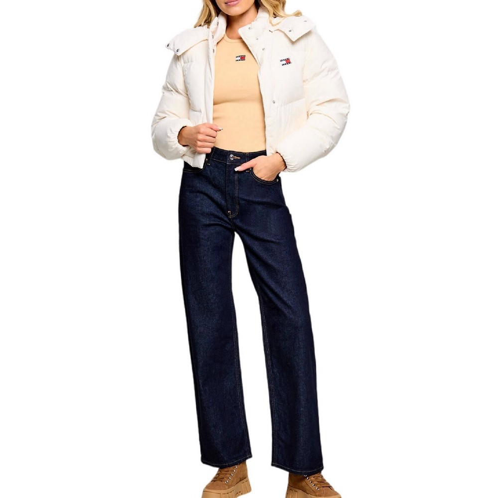 CALVIN KLEIN JEANS HIGH RISE LOOSE JEAN FOREVER INDIGO ΠΑΝΤΕΛΟΝΙ ΤΖΙΝ ΓΥΝΑΙΚΕΙΟ DARK INDIGO