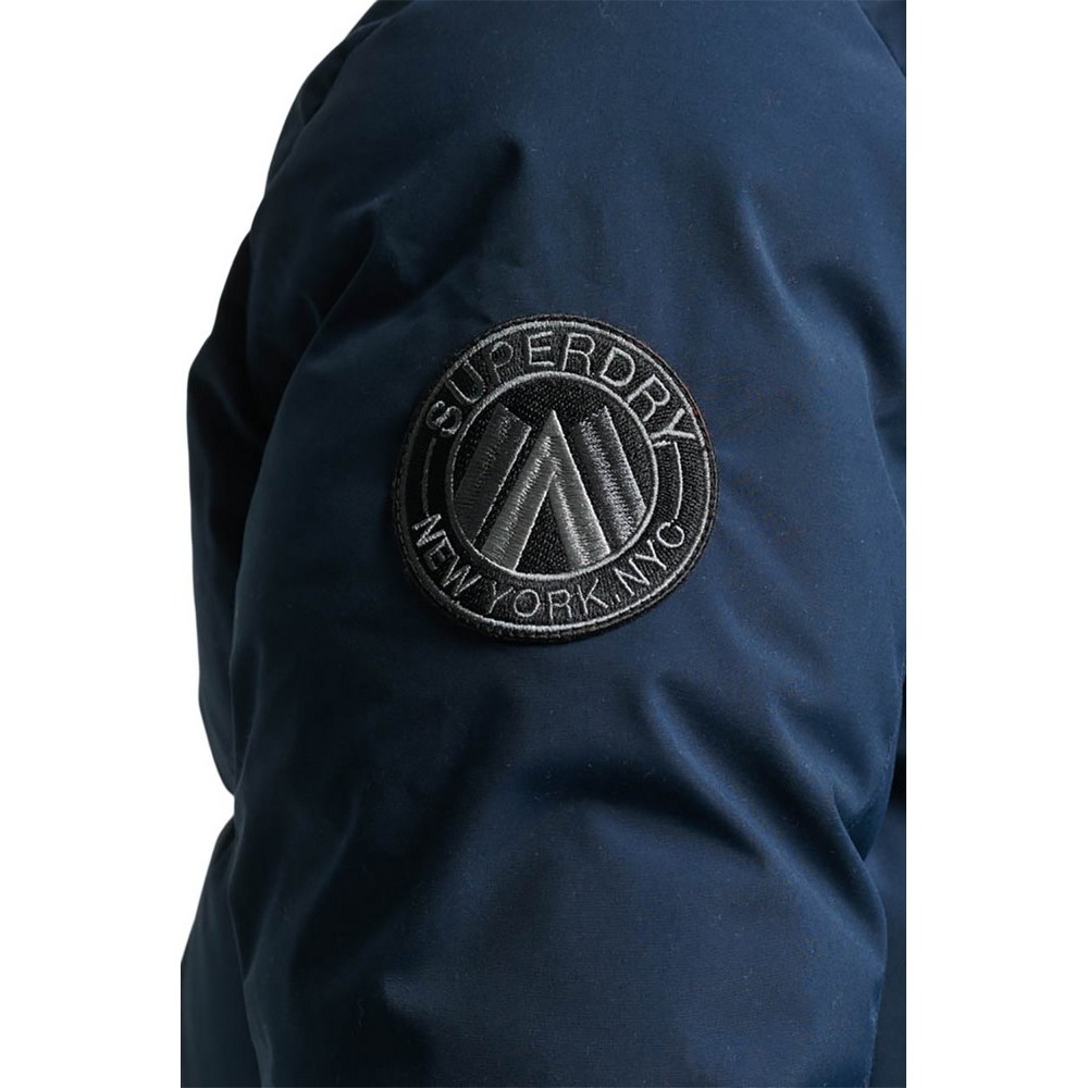 SUPERDRY CITY PADDED HOODED WIND PARKA ΜΠΟΥΦΑΝ ΑΝΔΡΙΚΟ NAVY