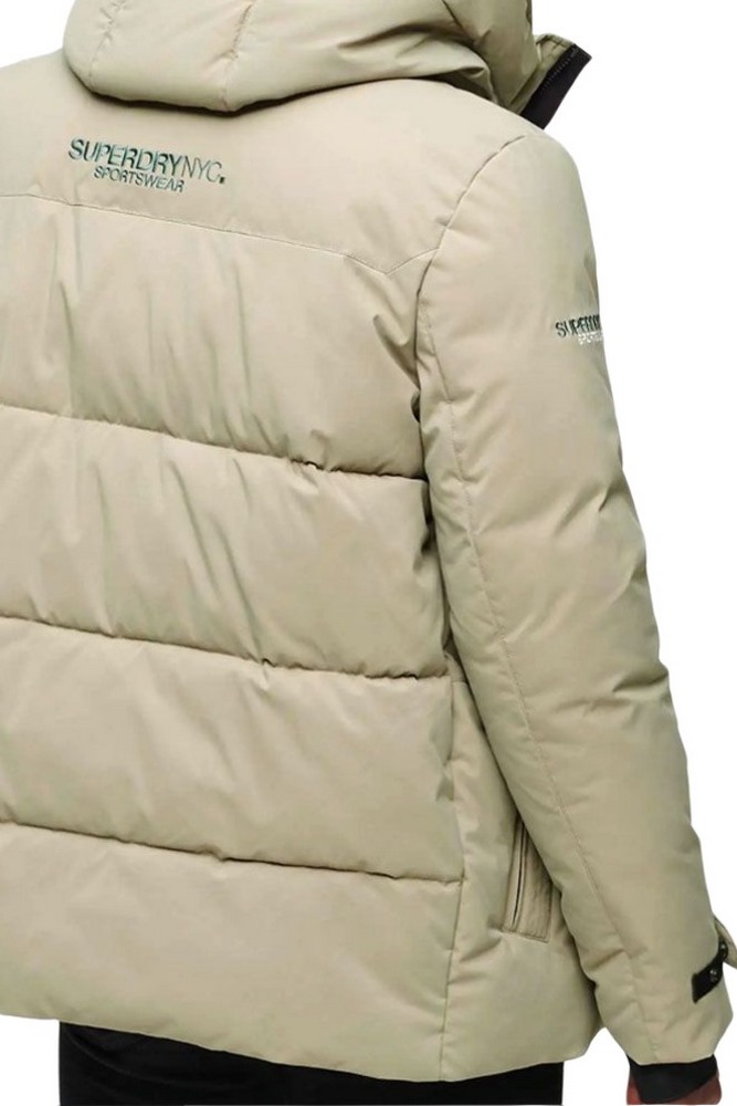 SUPERDRY CITY PADDED HOODED WIND PARKA ΜΠΟΥΦΑΝ ΑΝΔΡΙΚΟ KHAKI