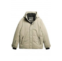 SUPERDRY D4 SDCD CITY PADDED HOODED WIND PARKA ΜΠΟΥΦΑΝ ΑΝΔΡΙΚΟ KHAKI