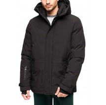 SUPERDRY D4 SDCD CITY PADDED HOODED WIND PARKA ΜΠΟΥΦΑΝ ΑΝΔΡΙΚΟ BLACK