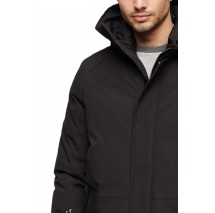 SUPERDRY D4 SDCD CITY PADDED HOODED WIND PARKA ΜΠΟΥΦΑΝ ΑΝΔΡΙΚΟ BLACK