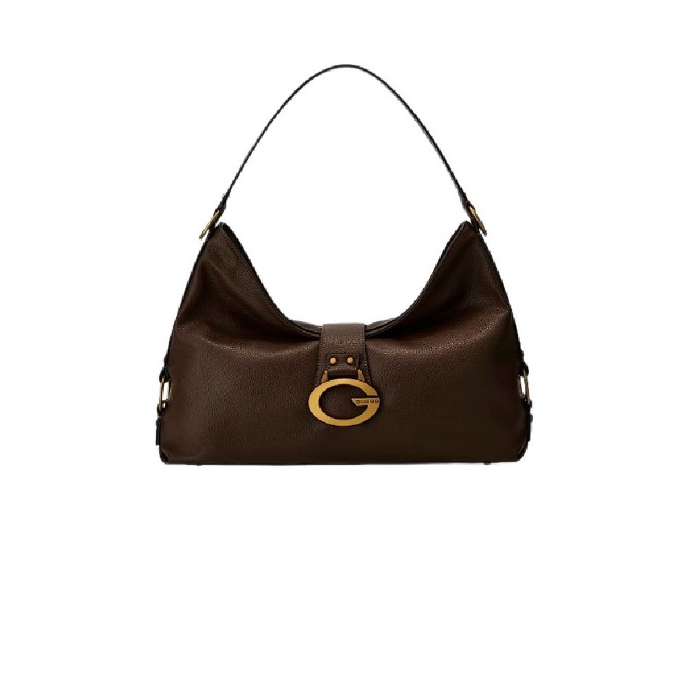 GUESS CAMDEN LARGE SHOULDER BAG ΤΣΑΝΤΑ ΓΥΝΑΙΚΕΙΑ ESPRESSO