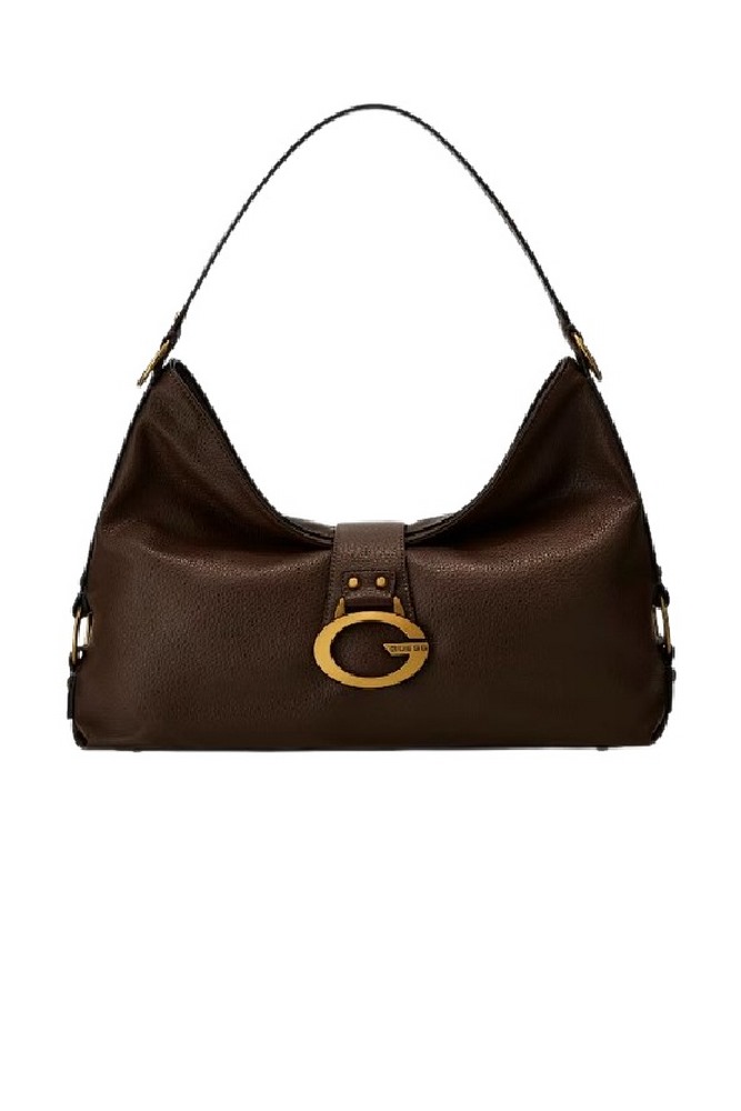 GUESS CAMDEN LARGE SHOULDER BAG ΤΣΑΝΤΑ ΓΥΝΑΙΚΕΙΑ ESPRESSO