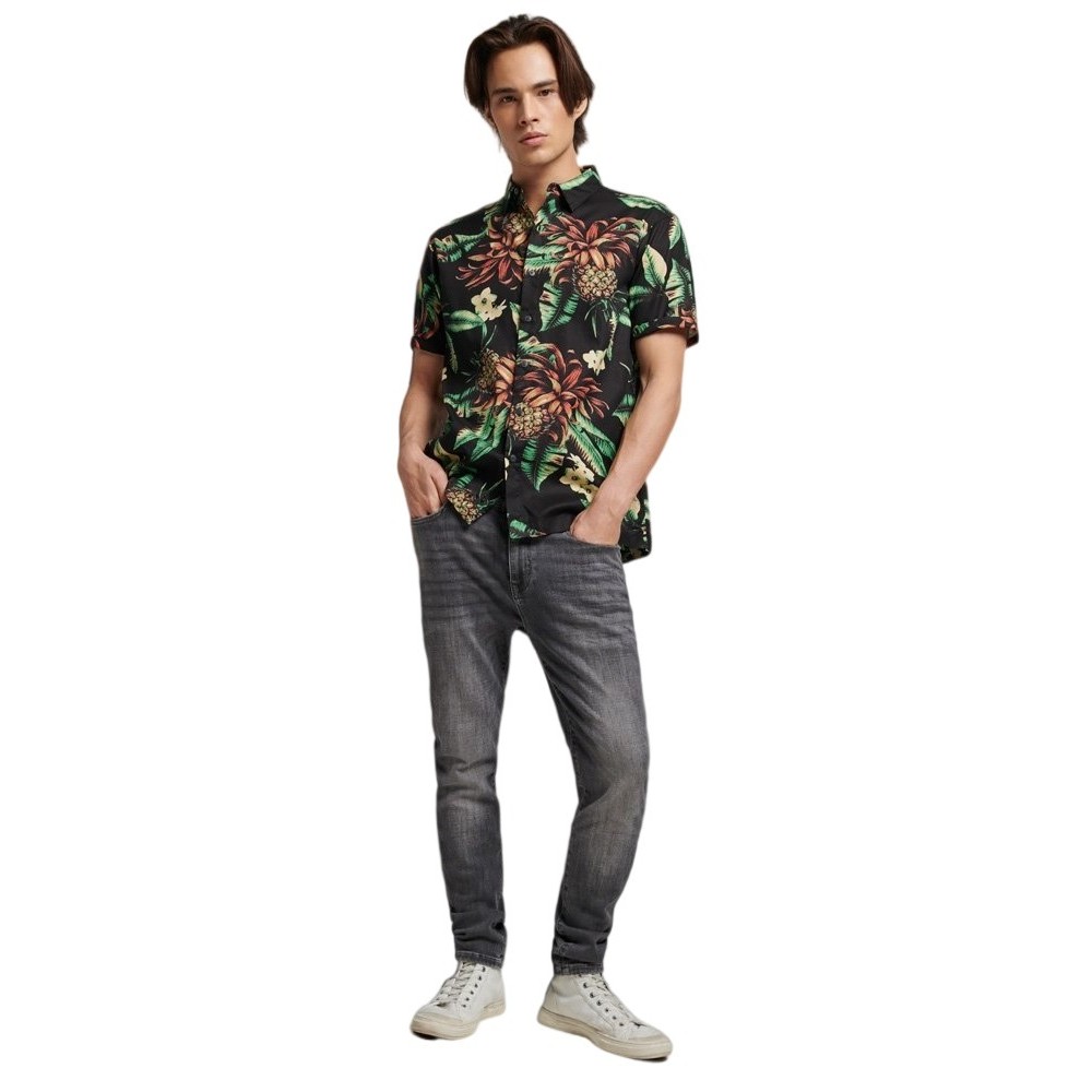 SUPERDRY D2 OVIN VINTAGE HAWAIIAN S/S SHIRT ΠΟΥΚΑΜΙΣΟ ΑΝΔΡΙΚΟ FLORAL