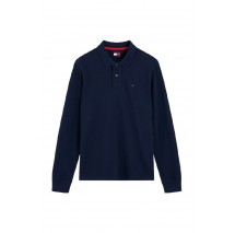 TOMMY JEANS REG ESS POLO T-SHIRT ΜΠΛΟΥΖΑ ΜΑΚΡΥΜΑΝΙΚΗ ΑΝΔΡΙΚΗ NAVY