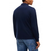 TOMMY JEANS REG ESS POLO T-SHIRT ΜΠΛΟΥΖΑ ΜΑΚΡΥΜΑΝΙΚΗ ΑΝΔΡΙΚΗ NAVY