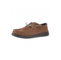 HEY DUDE WALLY COMF FULL GRAIN LATHER ΠΑΠΟΥΤΣΙ ΑΝΔΡΙΚΟ BROWN