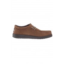 HEY DUDE WALLY COMF FULL GRAIN LATHER ΠΑΠΟΥΤΣΙ ΑΝΔΡΙΚΟ BROWN