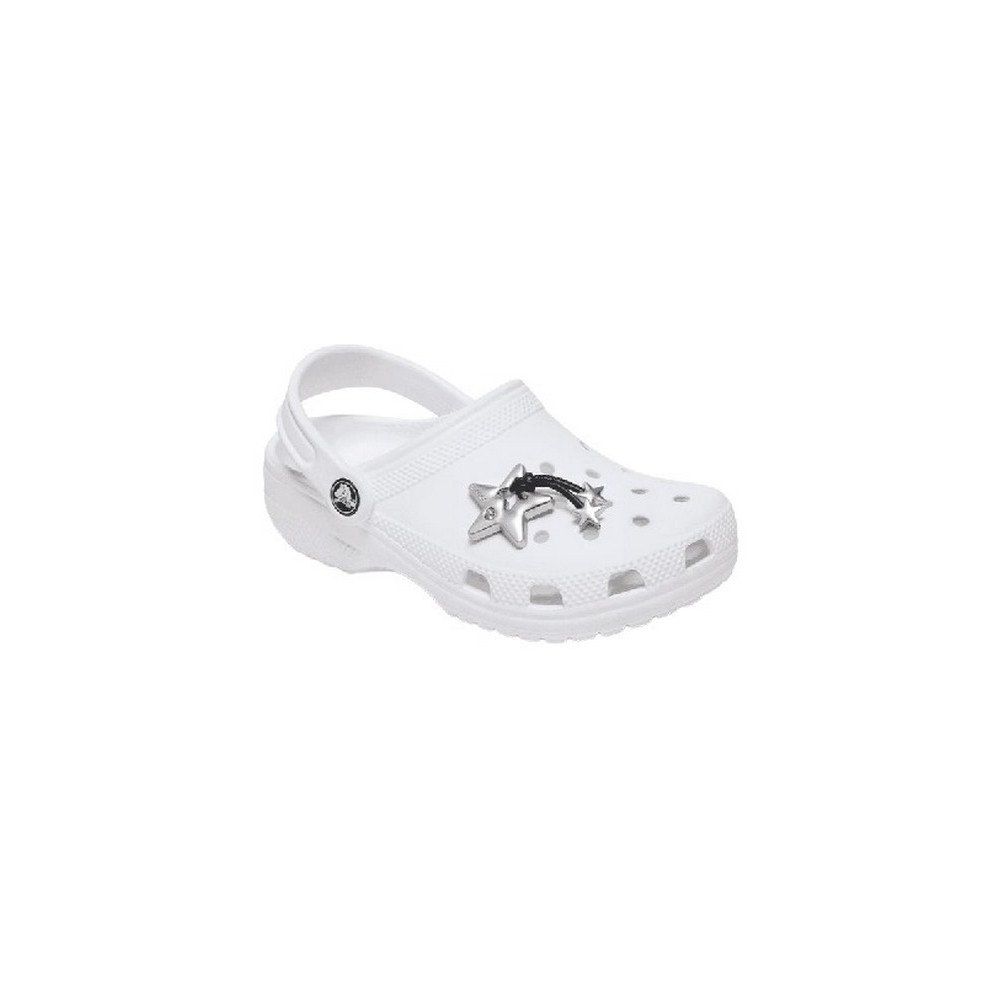 CROCS PUFFY STAR WITH STARBURST JIBBITZ CHARMS ΑΞΕΣΟΥΑΡ ΓΥΝΑΙΚΕΙΟ SILVER