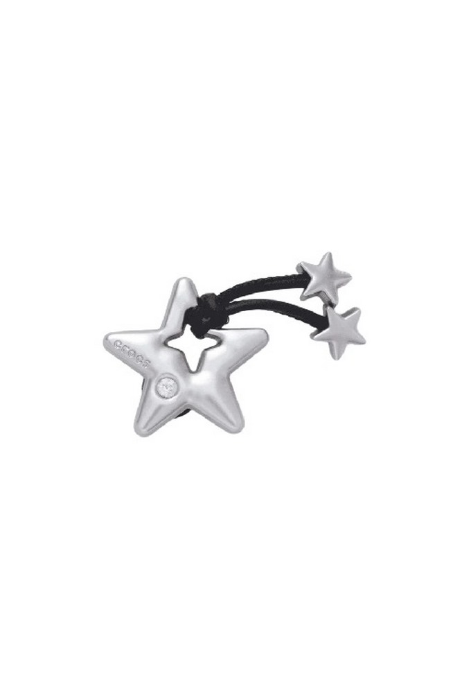 CROCS PUFFY STAR WITH STARBURST JIBBITZ CHARMS ΑΞΕΣΟΥΑΡ ΓΥΝΑΙΚΕΙΟ SILVER