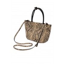 TOMMY HILFIGER MARINA BUCKET LEATHER SNAKE ΤΣΑΝΤΑ ΓΥΝΑΙΚΕΙΑ SNAKE PRINT