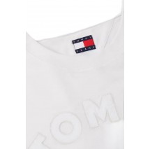 TOMMY JEANS RLX GMD VARSITY T-SHIRT ΜΠΛΟΥΖΑ ΓΥΝΑΙΚΕΙΑ OFF WHITE