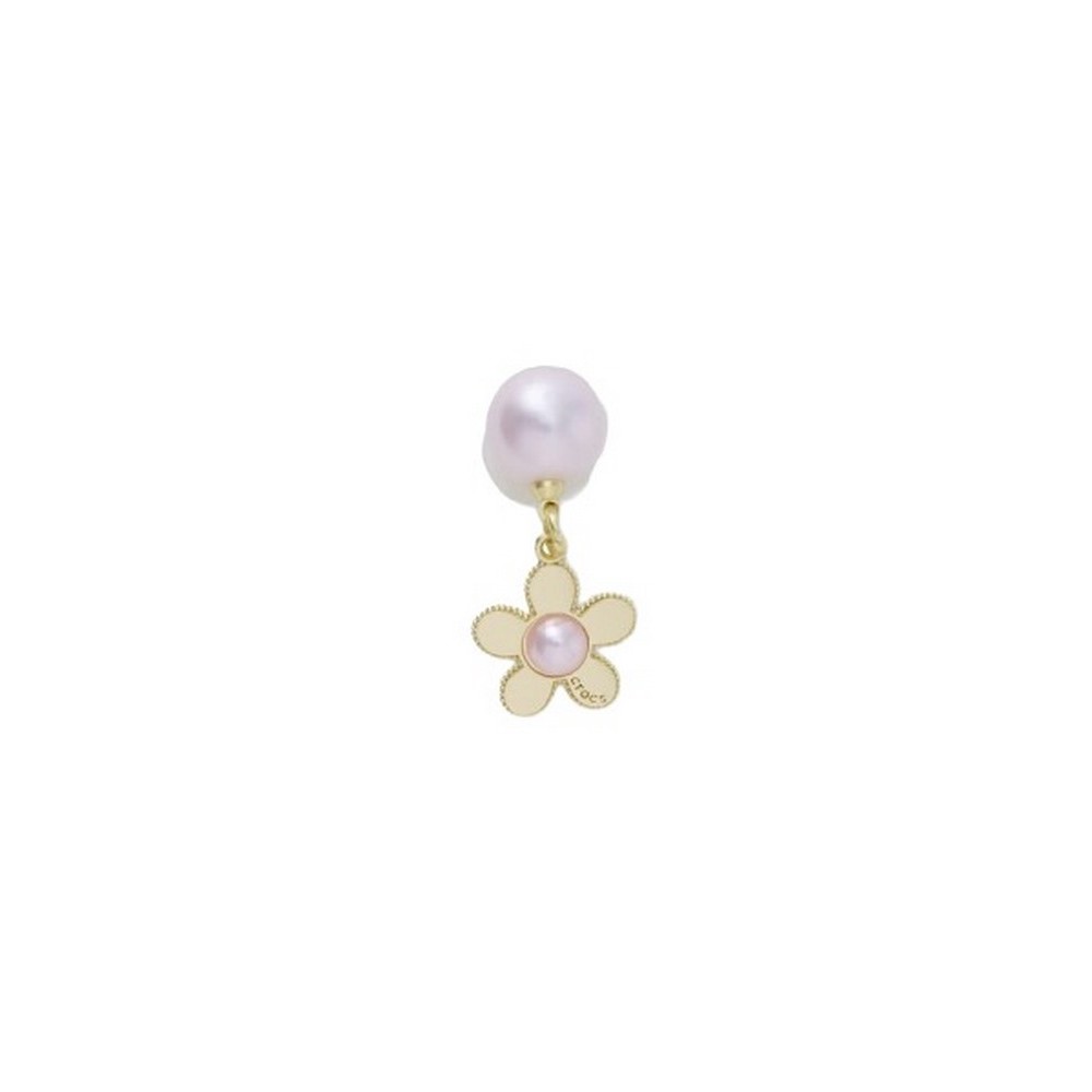 CROCS PINK PEARL AND GOLD FLOWER JIBBITZ CHARMS ΑΞΕΣΟΥΑΡ ΓΥΝΑΙΚΕΙΟ GOLD