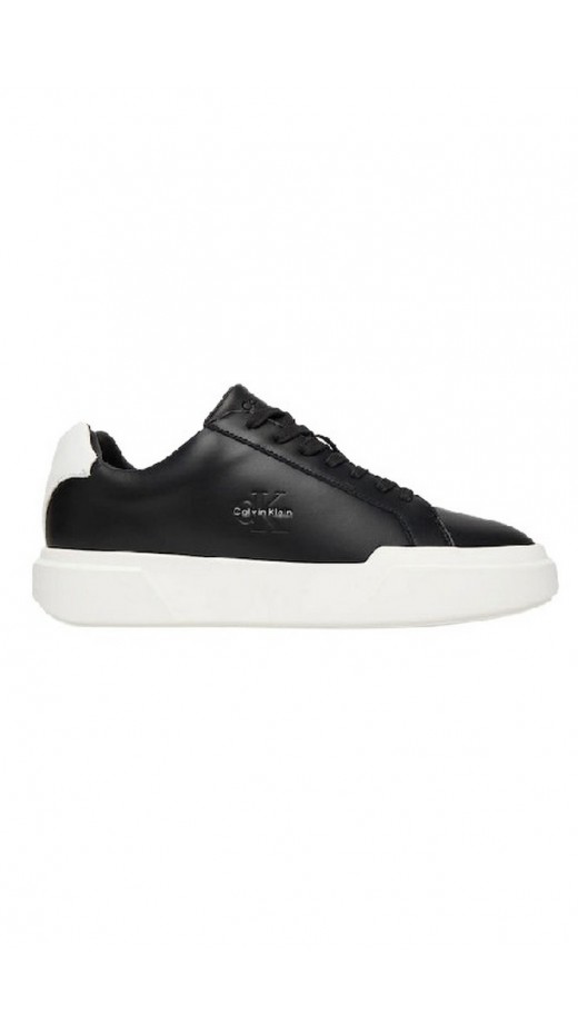 CALVIN KLEIN CHUNKY CUPSOLE LACEUP LTH ΠΑΠΟΥΤΣΙ ΑΝΔΡΙΚΟ CK BLACK