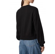 CALVIN KLEIN JEANS LS CROPPED TERRY VARSITY LOGO ΦΟΥΤΕΡ ΜΠΛΟΥΖΑ ΓΥΝΑΙΚΕΙΑ BLACK