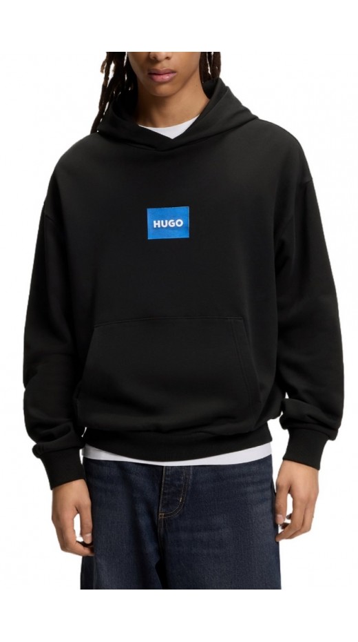 HUGO BOSS SWEATSHIRT NAYOHOOD ΦΟΥΤΕΡ ΜΠΛΟΥΖΑ ΑΝΔΡΙΚΗ BLACK