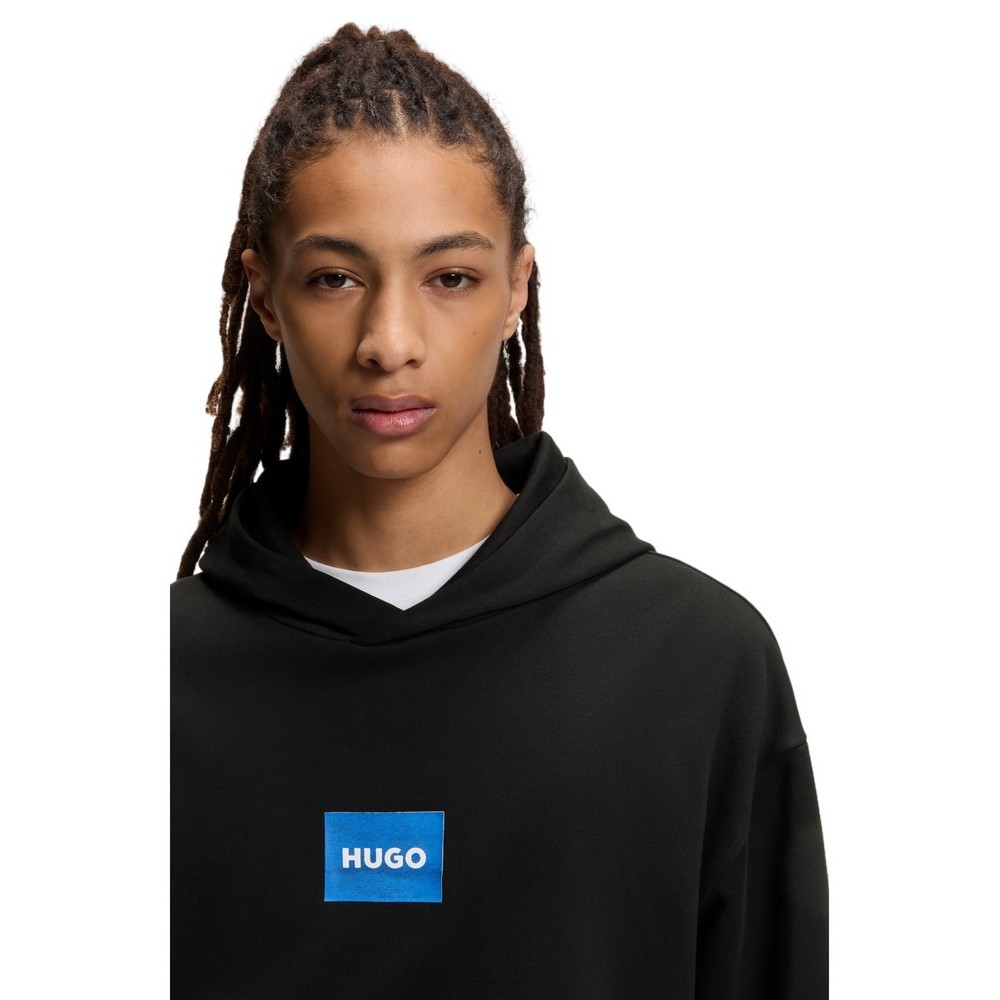 HUGO BOSS SWEATSHIRT NAYOHOOD ΦΟΥΤΕΡ ΜΠΛΟΥΖΑ ΑΝΔΡΙΚΗ BLACK