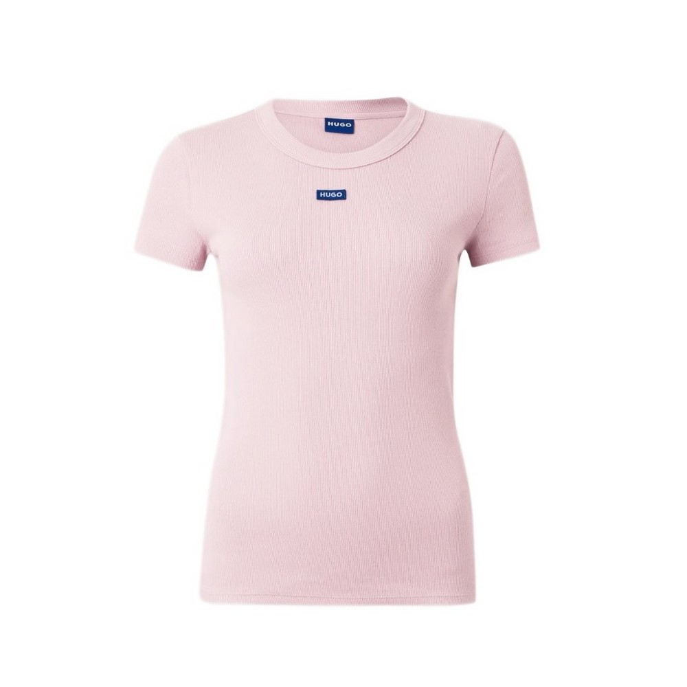 HUGO BOSS JERSEY BABY TEE B T-SHIRT ΜΠΛΟΥΖΑ ΓΥΝΑΙΚΕΙΑ ROSE