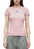 HUGO BOSS JERSEY BABY TEE B T-SHIRT ΜΠΛΟΥΖΑ ΓΥΝΑΙΚΕΙΑ ROSE
