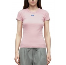 HUGO BOSS JERSEY BABY TEE B T-SHIRT ΜΠΛΟΥΖΑ ΓΥΝΑΙΚΕΙΑ ROSE