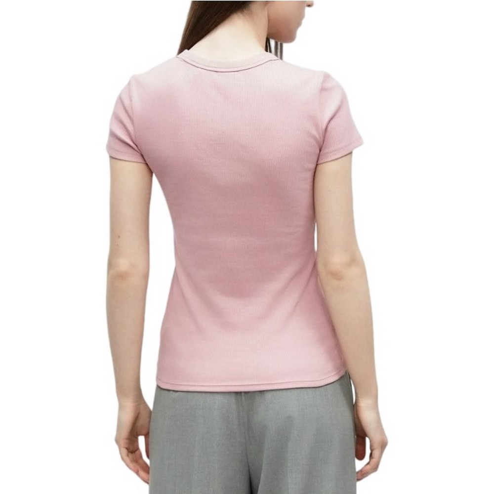 HUGO BOSS JERSEY BABY TEE B T-SHIRT ΜΠΛΟΥΖΑ ΓΥΝΑΙΚΕΙΑ ROSE
