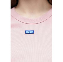 HUGO BOSS JERSEY BABY TEE B T-SHIRT ΜΠΛΟΥΖΑ ΓΥΝΑΙΚΕΙΑ ROSE