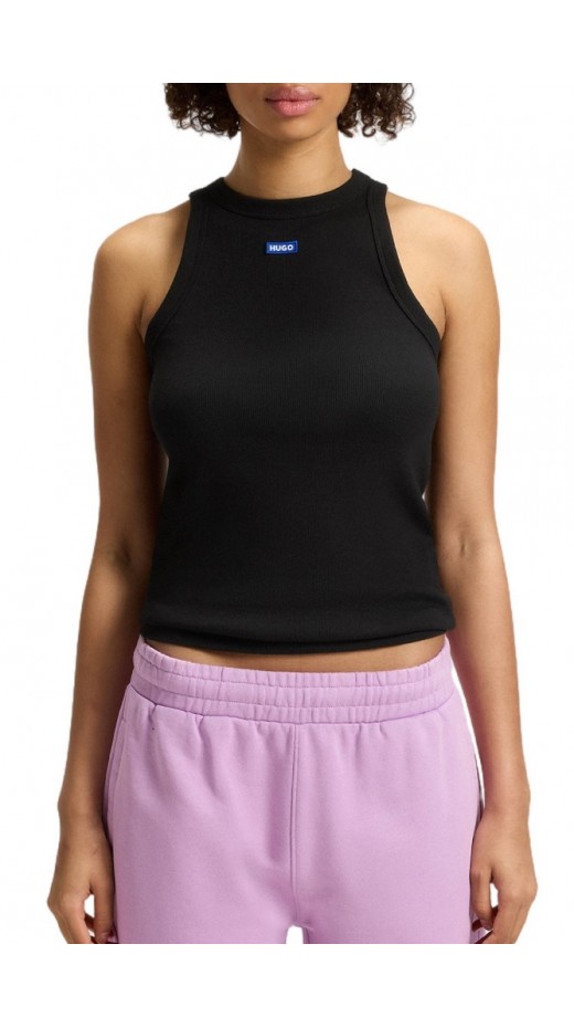 HUGO BOSS JERSEY TOP EASY TANK B ΤΟΠ ΜΠΛΟΥΖΑ ΓΥΝΑΙΚΕΙΑ BLACK
