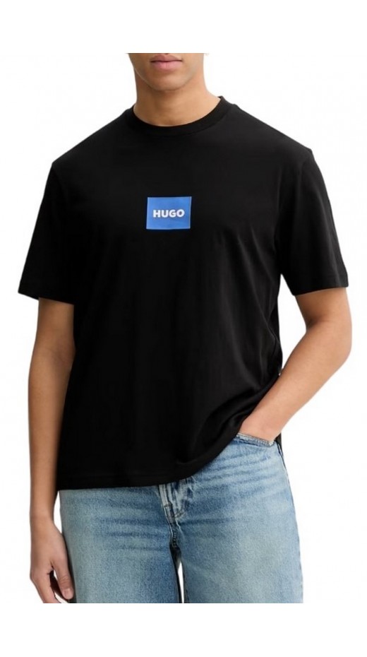 HUGO BOSS JERSEY NAYONIX T-SHIRT ΜΠΛΟΥΖΑ ΑΝΔΡΙΚΗ BLACK