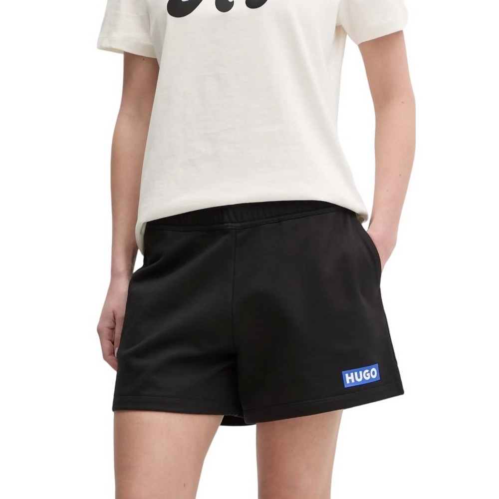 HUGO BOSS JERSEY CLASSIC SHORTS B1 ΣΟΡΤΣ ΓΥΝΑΙΚΕΙΟ BLACK