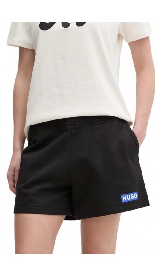HUGO BOSS JERSEY CLASSIC SHORTS B1 ΣΟΡΤΣ ΓΥΝΑΙΚΕΙΟ BLACK