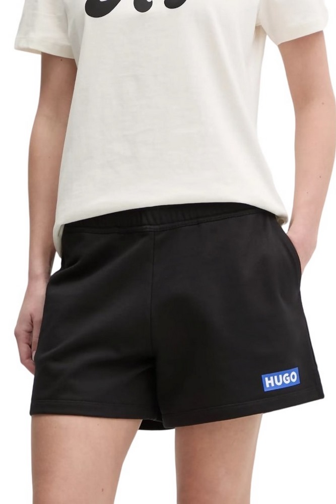HUGO BOSS JERSEY CLASSIC SHORTS B1 ΣΟΡΤΣ ΓΥΝΑΙΚΕΙΟ BLACK