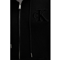 CALVIN KLEIN JEANS A 350GSM FLEECE GIFT GIVING FZ HOO ΖΑΚΕΤΑ ΦΟΥΤΕΡ ΑΝΔΡΙΚΗ BLACK