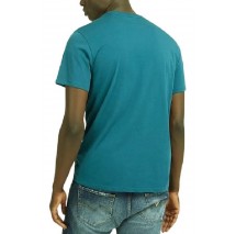 GUESS IRIDESCENT T-SHIRT ΜΠΛΟΥΖΑ ΑΝΔΡΙΚΗ PETROL