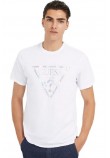 GUESS IRIDESCENT T-SHIRT ΜΠΛΟΥΖΑ ΑΝΔΡΙΚΗ WHITE
