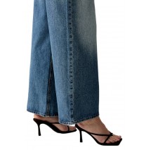 CALVIN KLEIN JEANS LOW RISE BAGGY TINTED AIRWAY ΠΑΝΤΕΛΟΝΙ ΓΥΝΑΙΚΕΙΟ BLUΕ DENIM